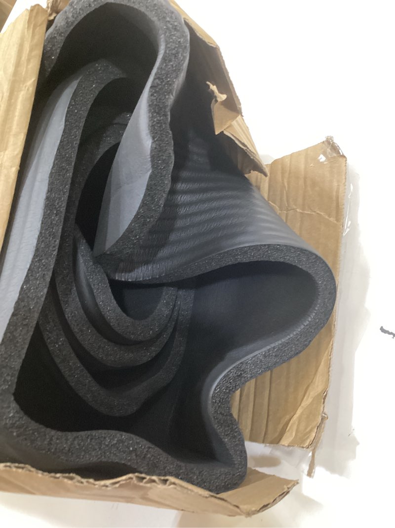 Condition photo showing As Is for do²ping gray eva foam sheets roll, 2mm eva craft foam 49''x13.5'' high density 86kg/m3 for cosplay gray thickness 2mm