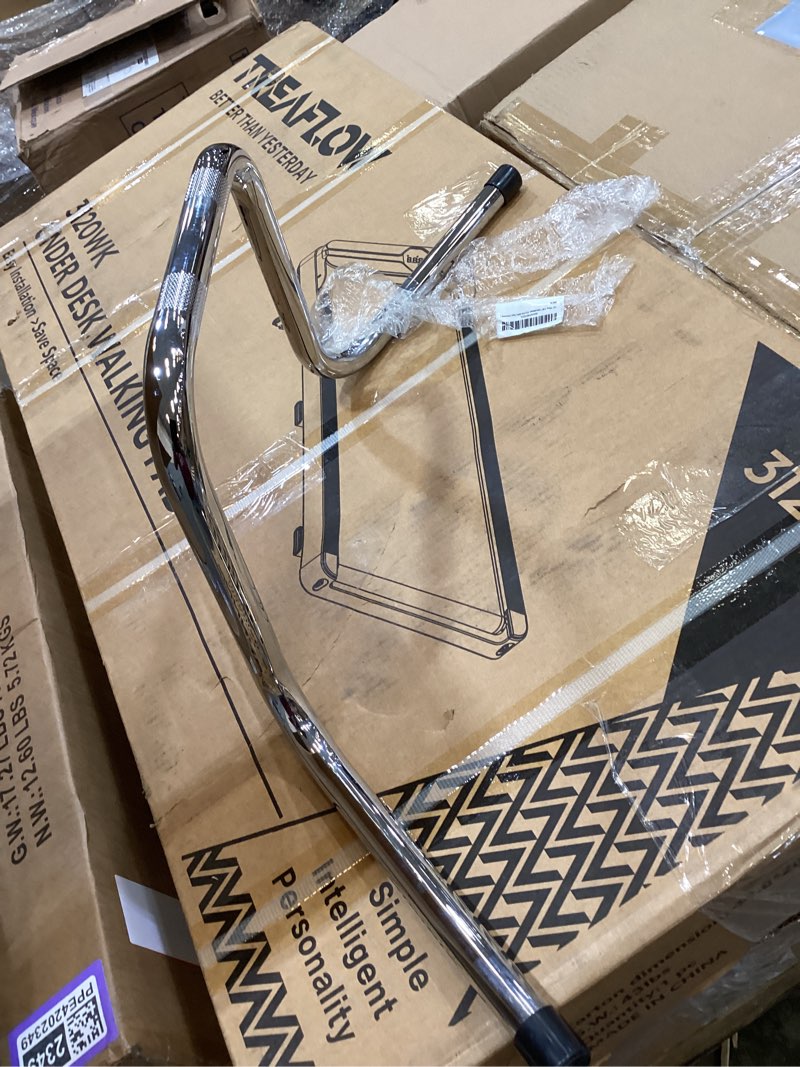 Condition photo showing Good Condition for 10’’ rise 7/8'' ape hanger handlebar high-rise drag bar for harley chopper bobber motorcycle street xg500 xg750,mini ape hanger handle bars 10’’ rise(7/8’’ chrome)