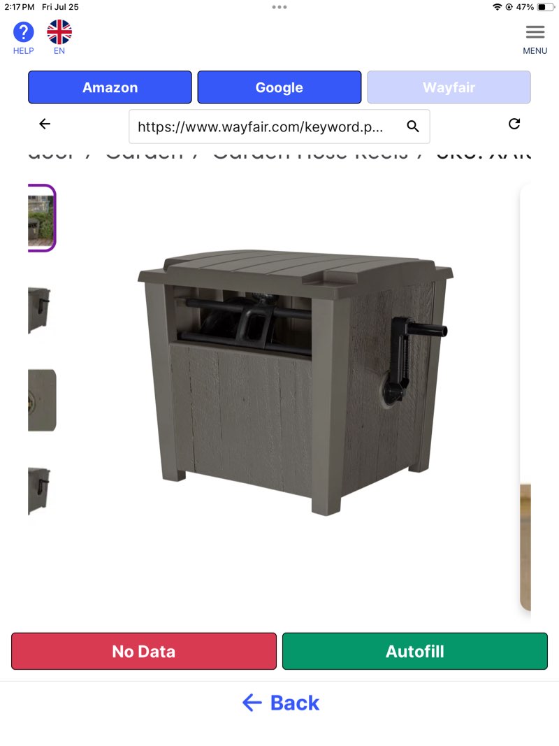 SUNCAST HOSE REELER SIMILAR TO STOCK PHOTO