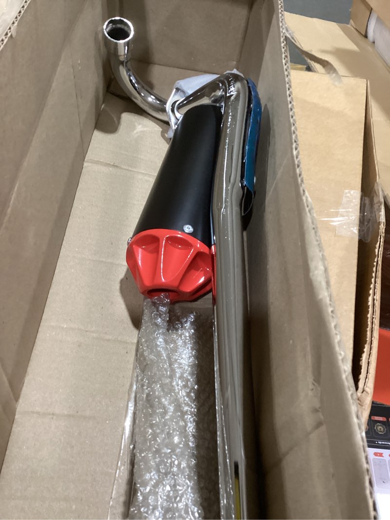 Condition photo showing Good Condition for FVRITO Exhaust Muffler Silencer Pipe Assembly Kit for 70cc 90cc 110cc 125cc CRF50 XR50 SSR SR110 Roketa Taotao DB14 DB10 X-PRO DB-X20 SDG Coolster Chinese Mini Pit Dirt Bike Motocross Parts Red