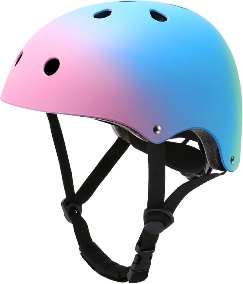 (size:m)kids bike helmet, adjustable bicycle helmet for girls boys ages 3-5-8-14 years old, multi-sports protectionfor cycling skateboard scooter skating.