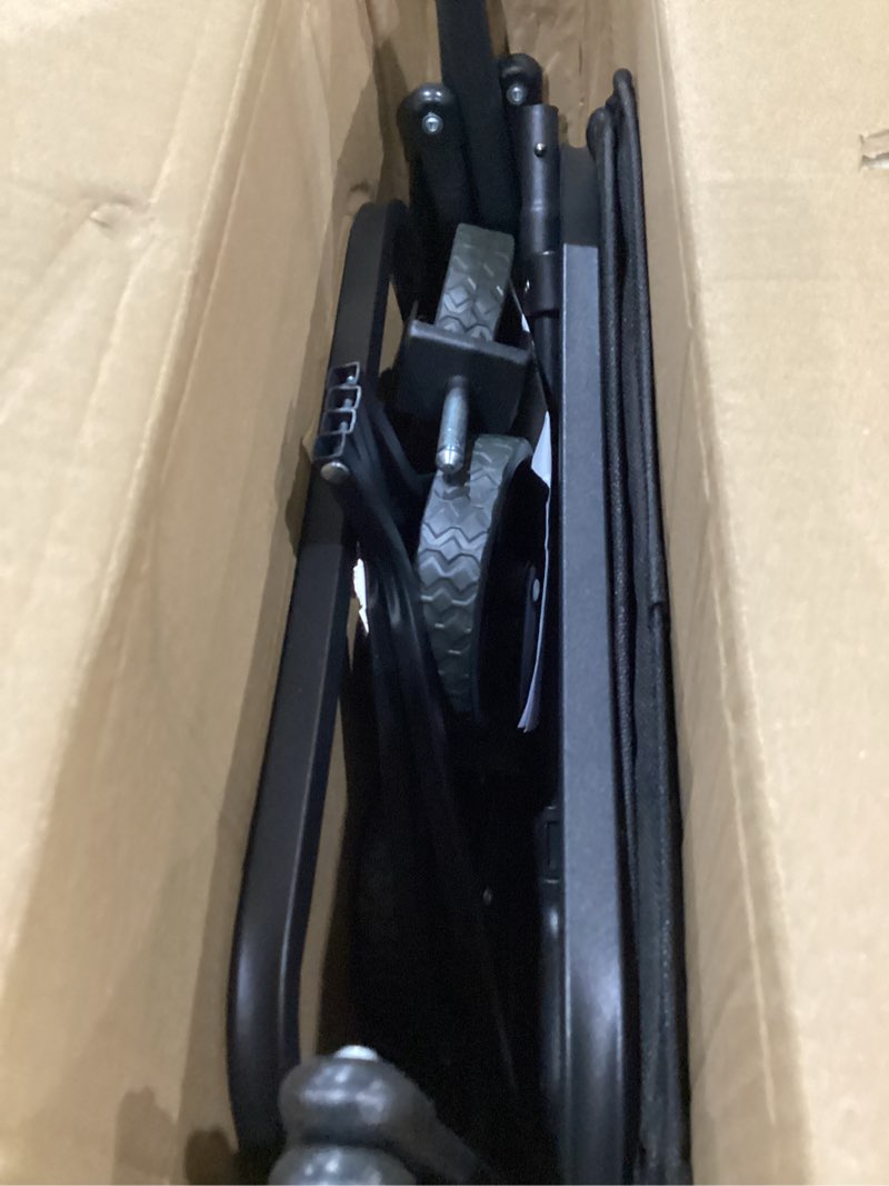 Condition photo showing As Is for Collapsible Wagon with Wheels, 370lbs Weight Capacity Foldable Beach Wagon with Flexible Handle Portable Utility Wagon Cart for Outdoor, Grocery, Garden, Camping