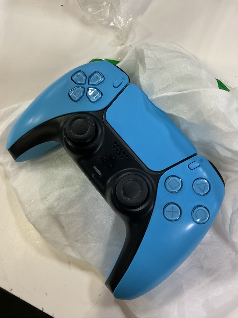 Condition photo showing As Is for playstation sony dualsense wireless controller 5 - starlight blue (renewed)