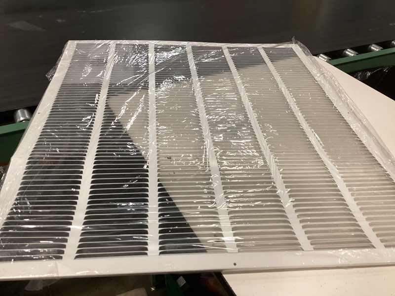 Condition photo showing Good Condition for engera return air grille - sidewall and ceiling - hvac vent duct cover diffuser - white 30\" x 34\" [outer dims: 31.75w x 35.75\"h]