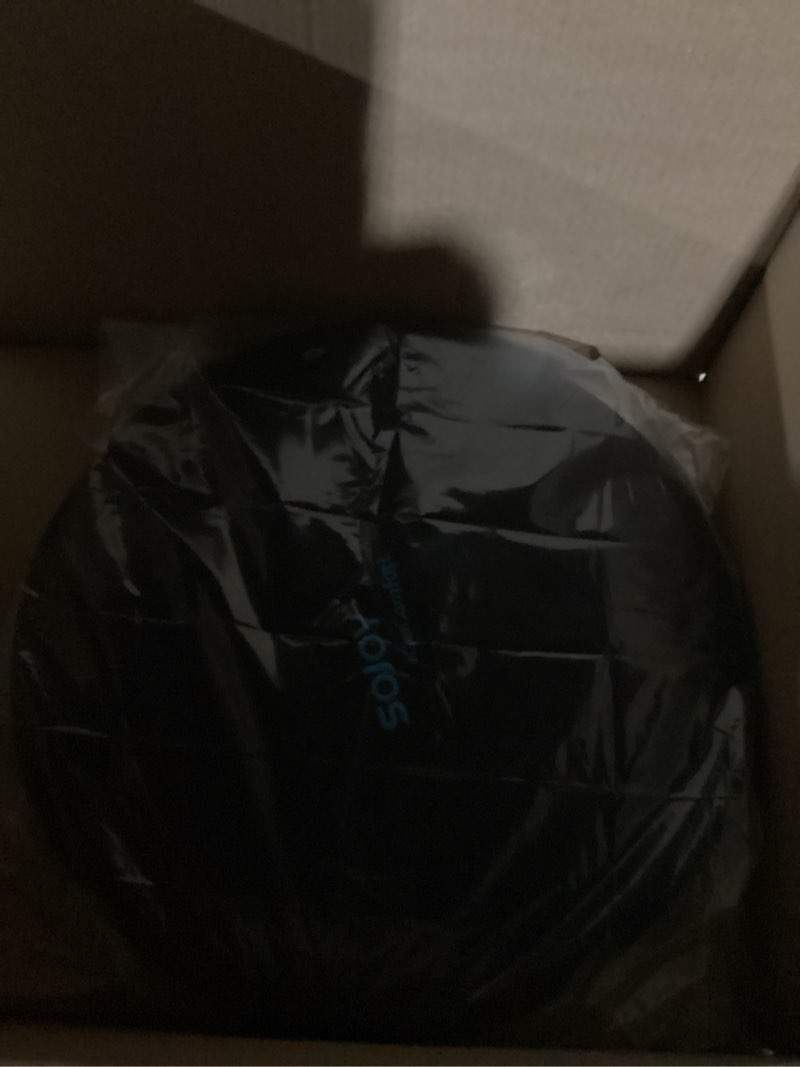 Condition photo showing Good Condition for Sojoy iGelComfort Deluxe Gel Swivel Seat Cushion with Supportive Memory Foam 360 Degrees Rotating Seat Cushion for Home,Stool Chair,Office, 15.5 Inches in Diameter Black 15.5 x 15.5 x 2.5 inches