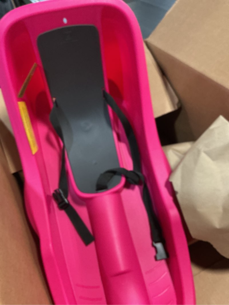 Condition photo showing item condition for Gizmo Riders Baby Rider, Toddler Sled - 3-Point Harness, Anti-Slip Seat, Retractable Tow Strap, Durable Plastic, Ideal for 6 Months to 3 Years, Supports Up to 55 lbs, Winter Fun for Little Ones