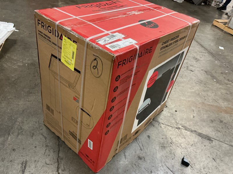 Condition photo showing New/Like New for Frigidaire 7.0 Cu. ft. Manual Defrost Chest Freezer in Black