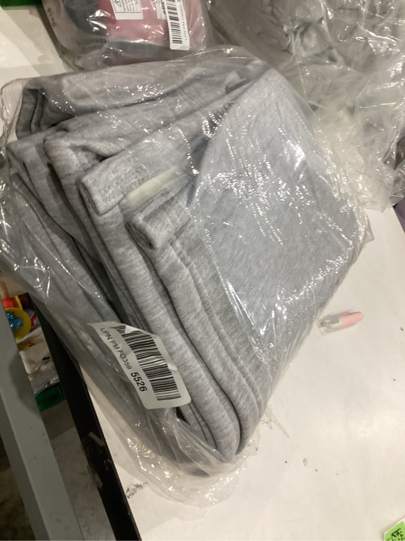 Condition photo showing Good Condition for MV Sport Lightweight Sweatshirt Blanket Throw – Warm & Cozy, Breathable Oversized Fleece Knit, Couch, Bed, Travel, Cold Nights, and Outdoors – Soft Light Weight Blanket 54" x 84" Heather