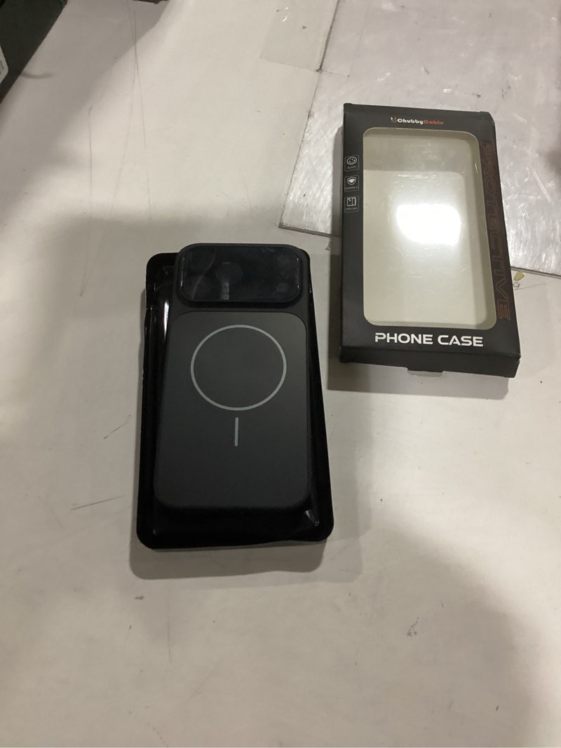 Condition photo showing Good Condition for chubbycable chubbyarmor cosmic - magnetic frosted shockproof protective phone case for iphone 17 pro max,black