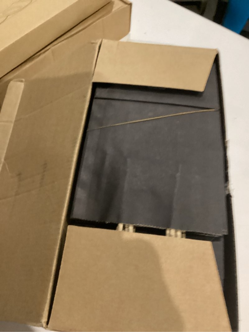 Condition photo showing Good Condition for XPCARE 100Pcs Paper Gift Bags 5.25x3.25x8.25'', Small Paper Bags with Handles Bulk, Kraft Paper Bags for Birthday Party Favors, Shopping, Retail Black Black-100Count