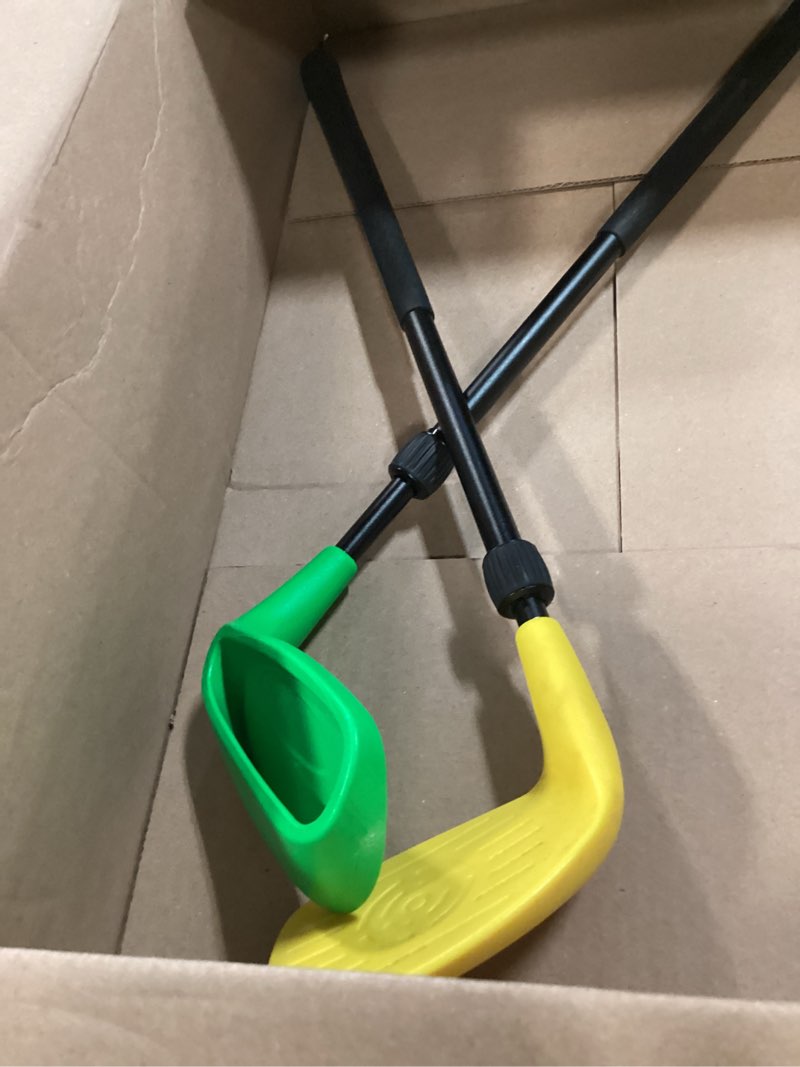 Condition photo showing Good Condition for golf club with oversize head, right-handed plastic chipping clubs for outdoor backyard game training practice, golf accessories gifts for men
