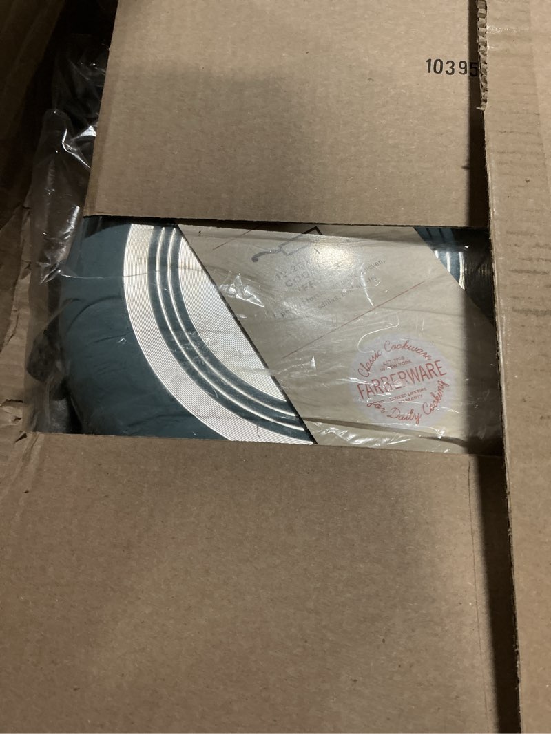 Condition photo showing Good Condition for Farberware Cookstart DiamondMax Nonstick Frying Pan/Skillet, Dishwasher Safe, 12 Inch - Aqua Aqua Skillet (12 Inch)