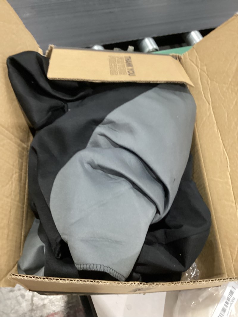 Condition photo showing As Is for bdk polypro car seat covers full set in reverse charcoal, front and rear split bench seat covers for cars, easy to install car seats cover set and accessories for auto trucks suv - reverse charcoal
