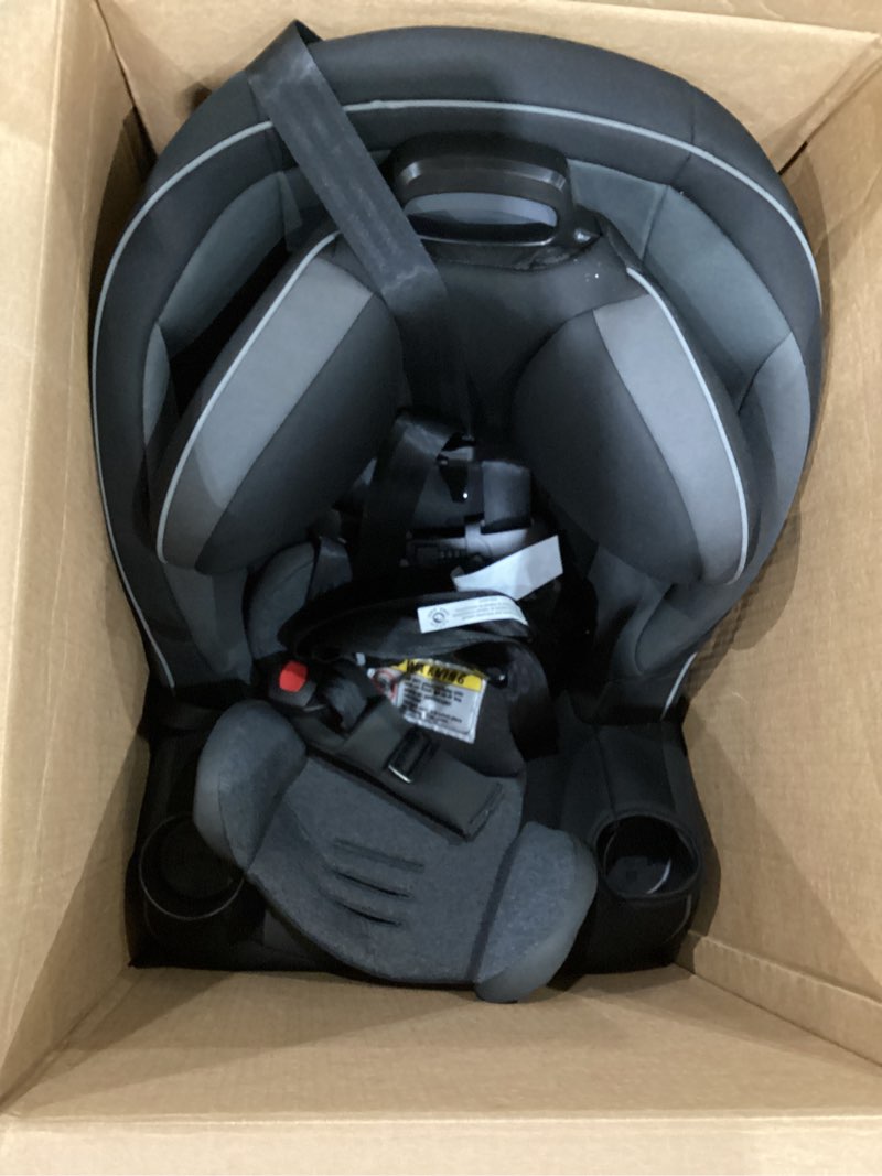 Condition photo showing Good Condition for safety 1st grow and go all-in-one slim convertible car seat, rear facing, 5-40 lbs, forward facing (30–65 lbs), high back booster seat 40-100 pounds, black phantom black phantom original