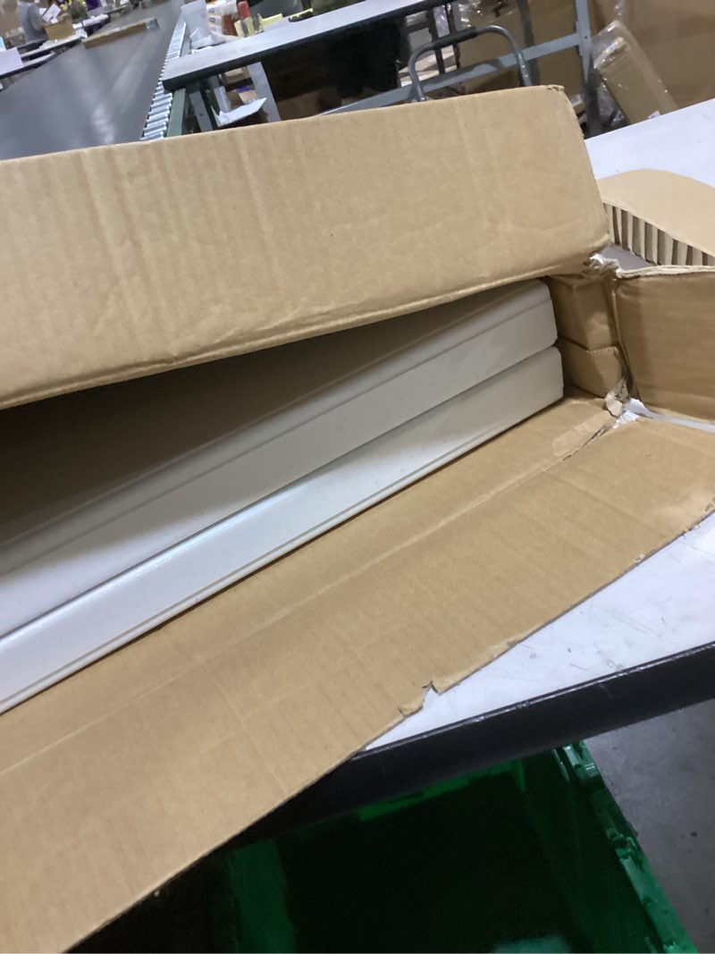 Condition photo showing New/Like New for lifetime 80273 fold in half square table, 34 inch, white 34-inch table