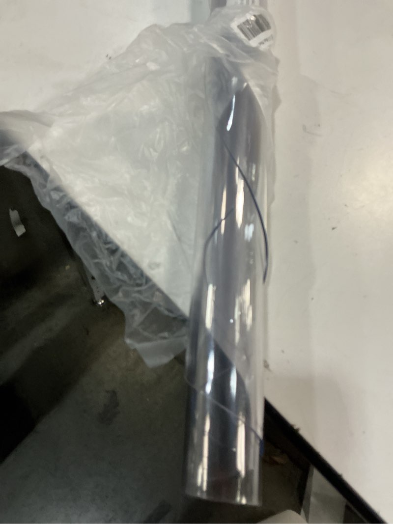 Condition photo showing Good Condition for ETECHMART Clear Round Table Cover Protector 36'', 2.0mm Thick Vinyl Waterproof Transparent Table Protector, Non-Slip Heat Resistant Clear Plastic Table Cover Protector for Coffee Table Hard Floor 2.0mm Clear 36" (Round)