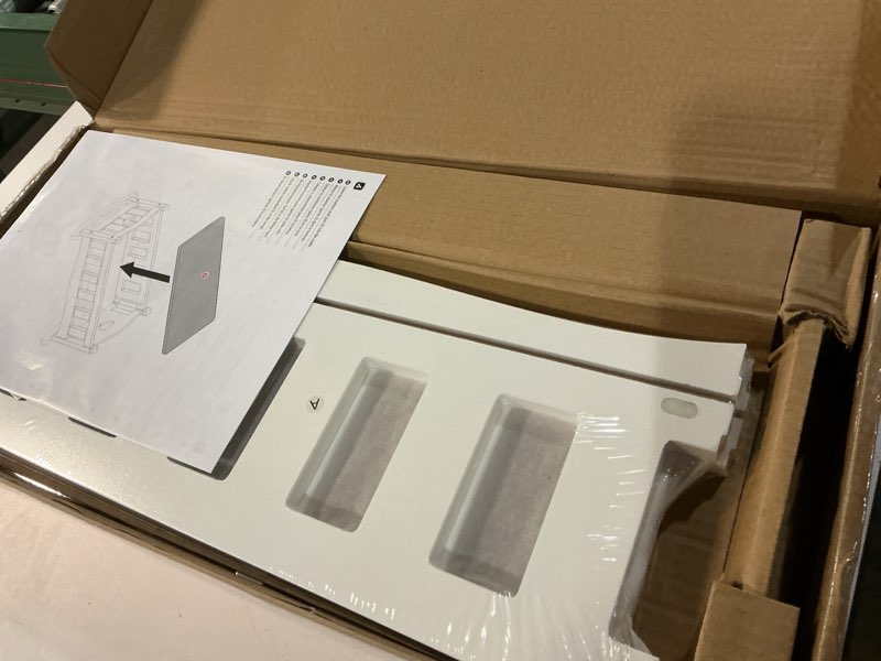 Condition photo showing Good Condition for Melissa & Doug Mine to Love Wooden Play Cradle for Dolls, Stuffed Animals - White