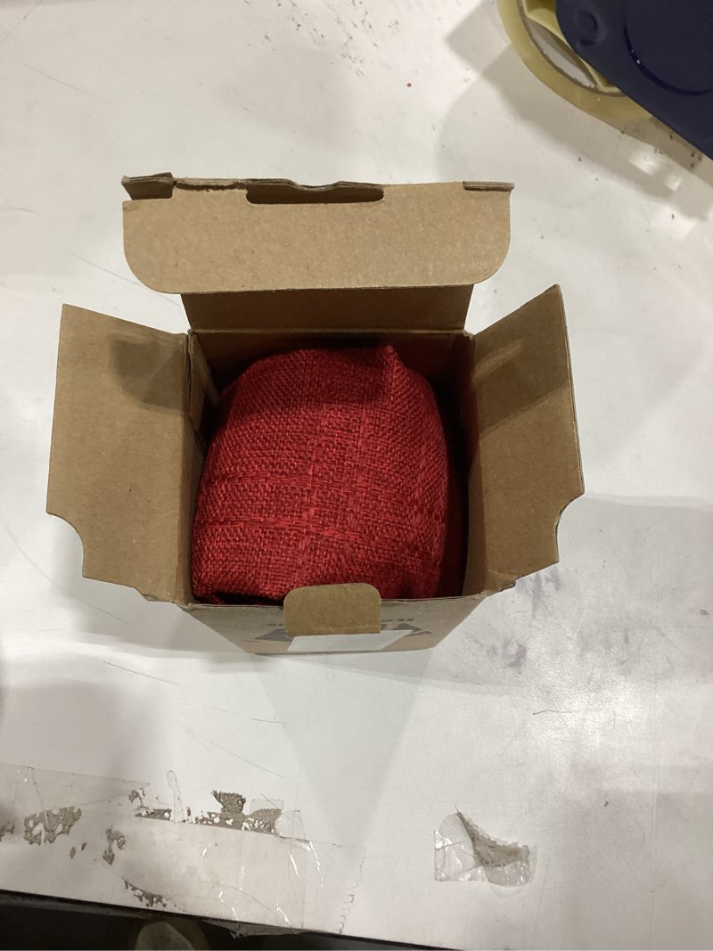 Condition photo showing New/Like New for Kevin Textile Christmas Decorative Outdoor Waterproof Throw Pillow Covers Pack of 2 Checkered Pillowcases Classic Cushion Cases for Patio Couch Bench 16 x 16 Inch Red 16" x 16" (Pack of 2) Red