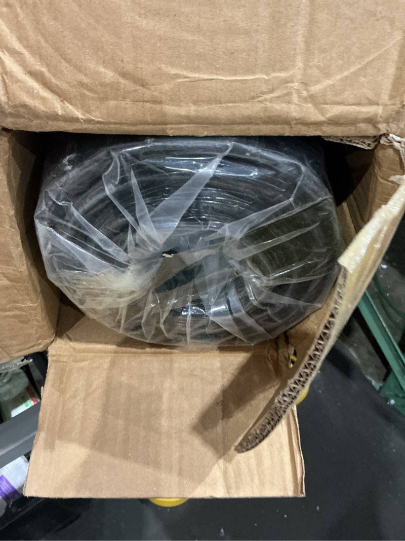 Condition photo showing Good Condition for black pvc coated welded wire fence 48" x 50' roll, 2"x3" mesh, 16 gauge | vinyl coated garden fencing, yard & pet barrier, chicken wire fencing, dog enclosure mesh, vegetable plant protector black 2''x3'' 16ga 48''x50'