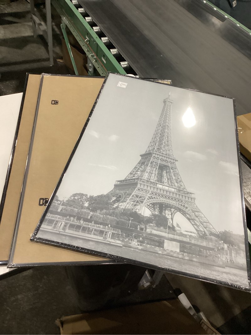 Condition photo showing New/Like New for upsimples 24x36 poster frame black 3 pack, scratch-proof picture frames 24 x 36 for photo gallery - slide-in strips, horizontal or vertical wall mounting