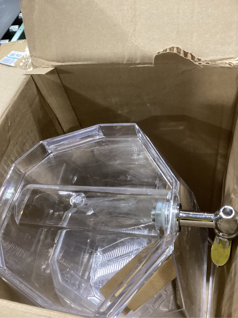 Condition photo showing New/Like New for CreativeWare Bark Beverage Dispenser, 2.5 Gallon, Clear, (Pack of 1)