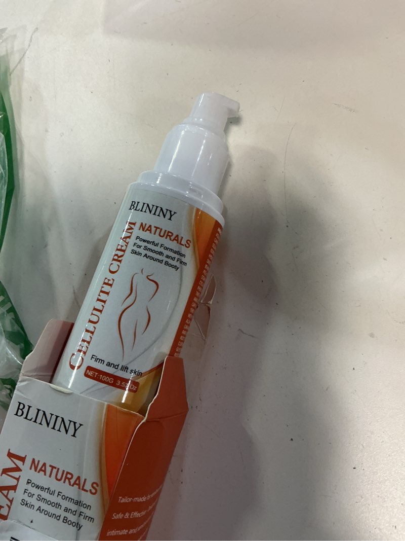 Condition photo showing Good Condition for cellulite cream for legs, belly & booty: firming cream reduces cellulite, fades stretch marks, lifts sagging skin, 3.53 oz | daily after shower & post-workout, ideal for moms