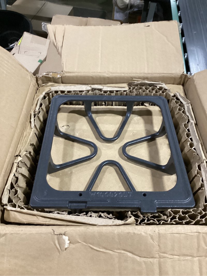 Condition photo showing Good Condition for w10447925 gas stove grate for whirlpool burner parts-4 pack 8 ¾ x 8 ¼ inch burner grate range rack set, compatible with maytag, amana, inglis, kirkland, kenmore etc, durable porcelain enamel cast iron