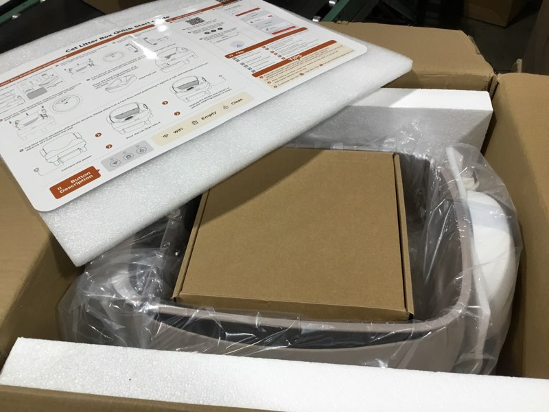 Condition photo showing Good Condition for Self Cleaning Litter Box, Automatic Cat Litter Box with APP Control, Odor-Free Waste Disposal Includes Trash Bags, Large Waste Bin, Open-Top, for Multiple Cats