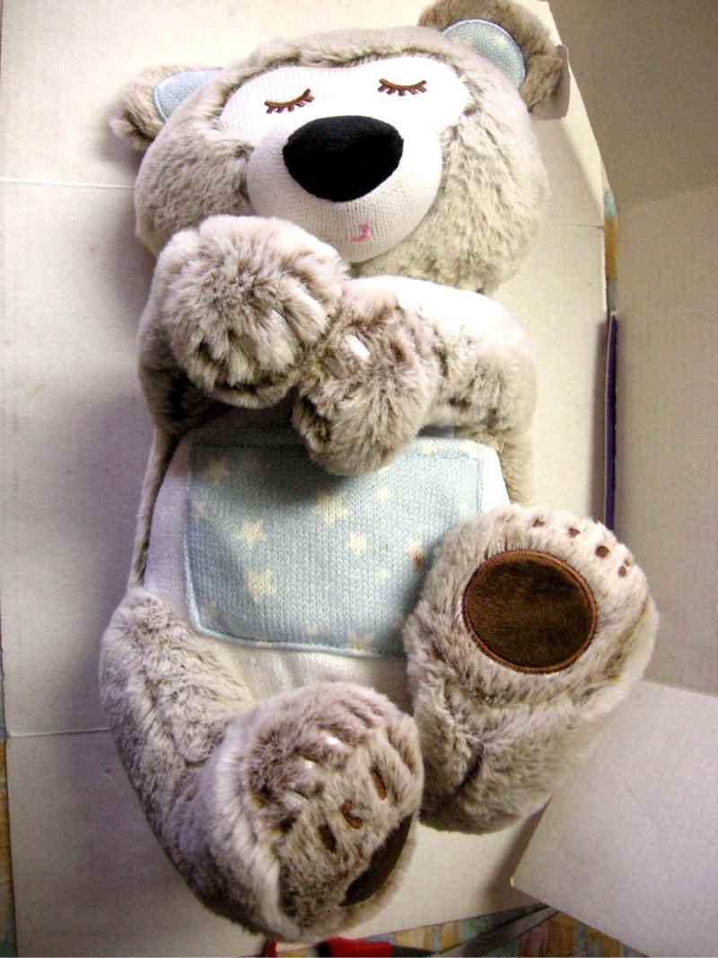 Magnolia Bear By Stuff 'N 'Tuddles, Stuffed Animal, Gray, 15" Tall Sitting, New