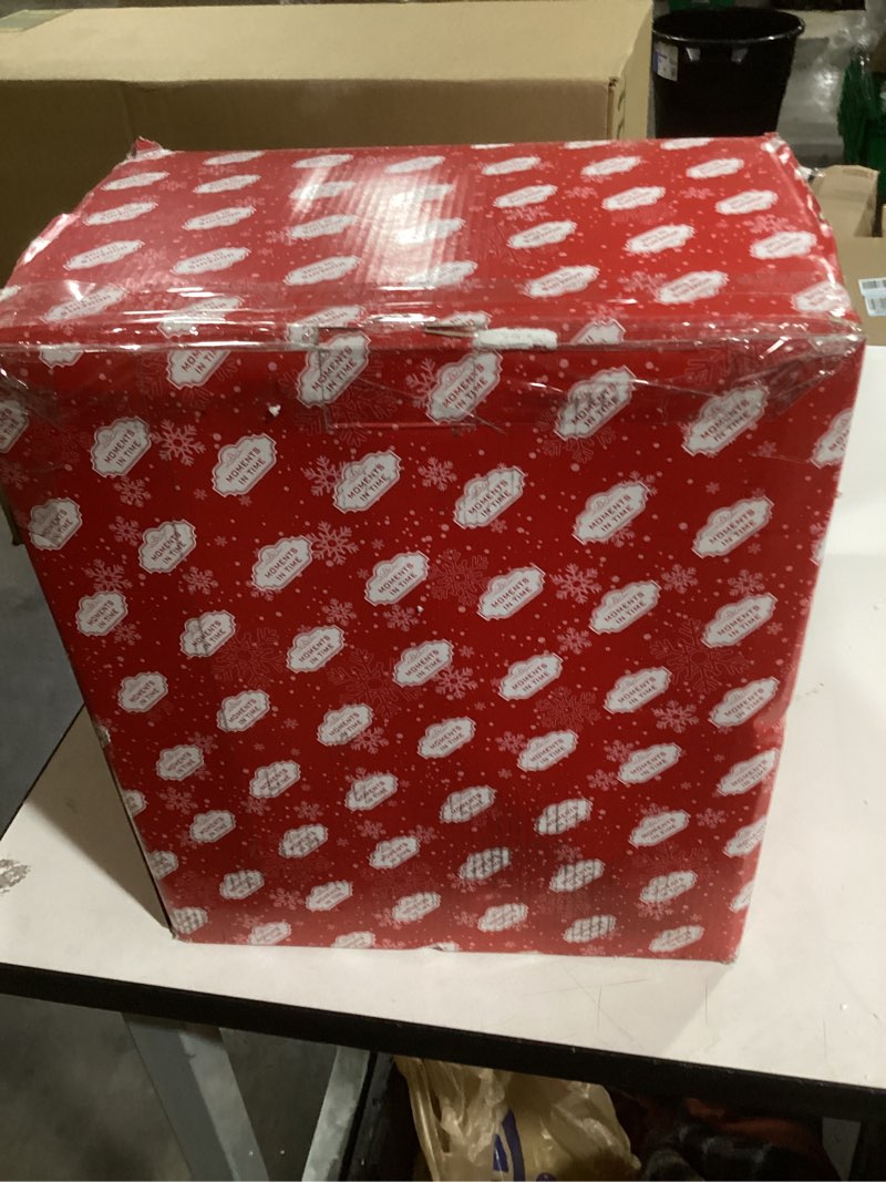 Condition photo showing Good Condition for MOMENTS IN TIME Christmas Village Building, Fire Station with LED Lights, Christmas Music, and Animation - Power Adapter (Included)