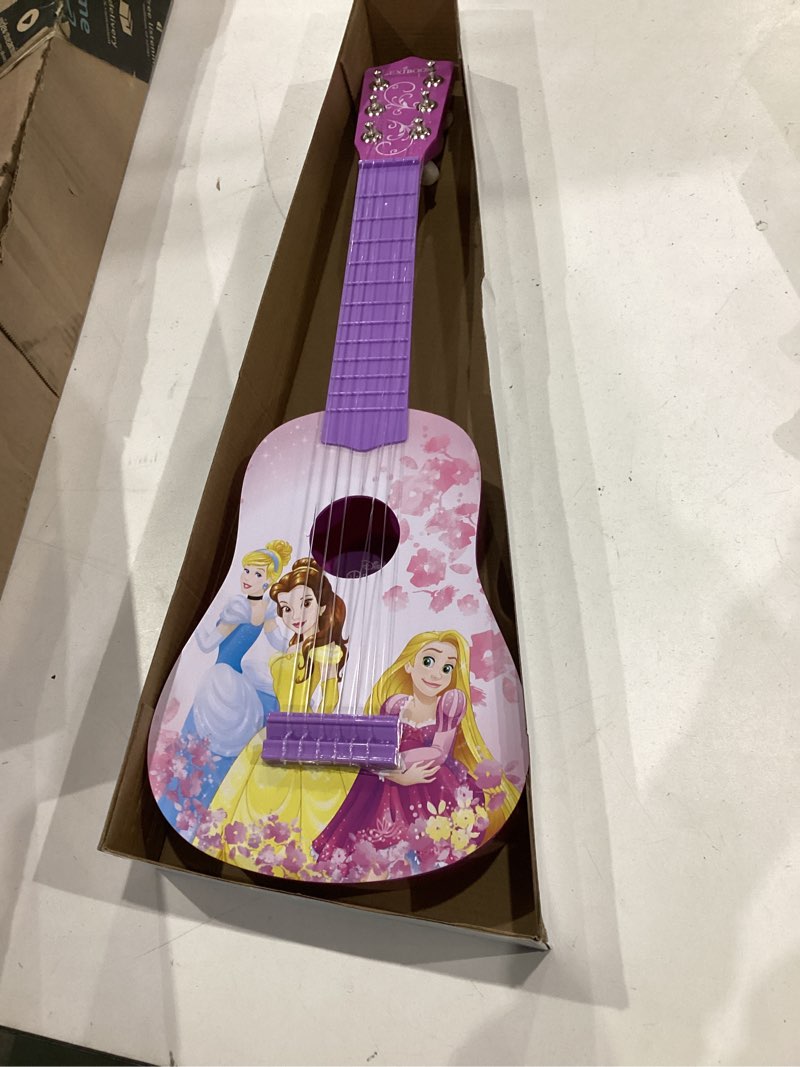 Condition photo showing Good Condition for lexibook, disney princess, my first guitar for children, 6 nylon strings, 21" long, guide included, pink, k200dp
