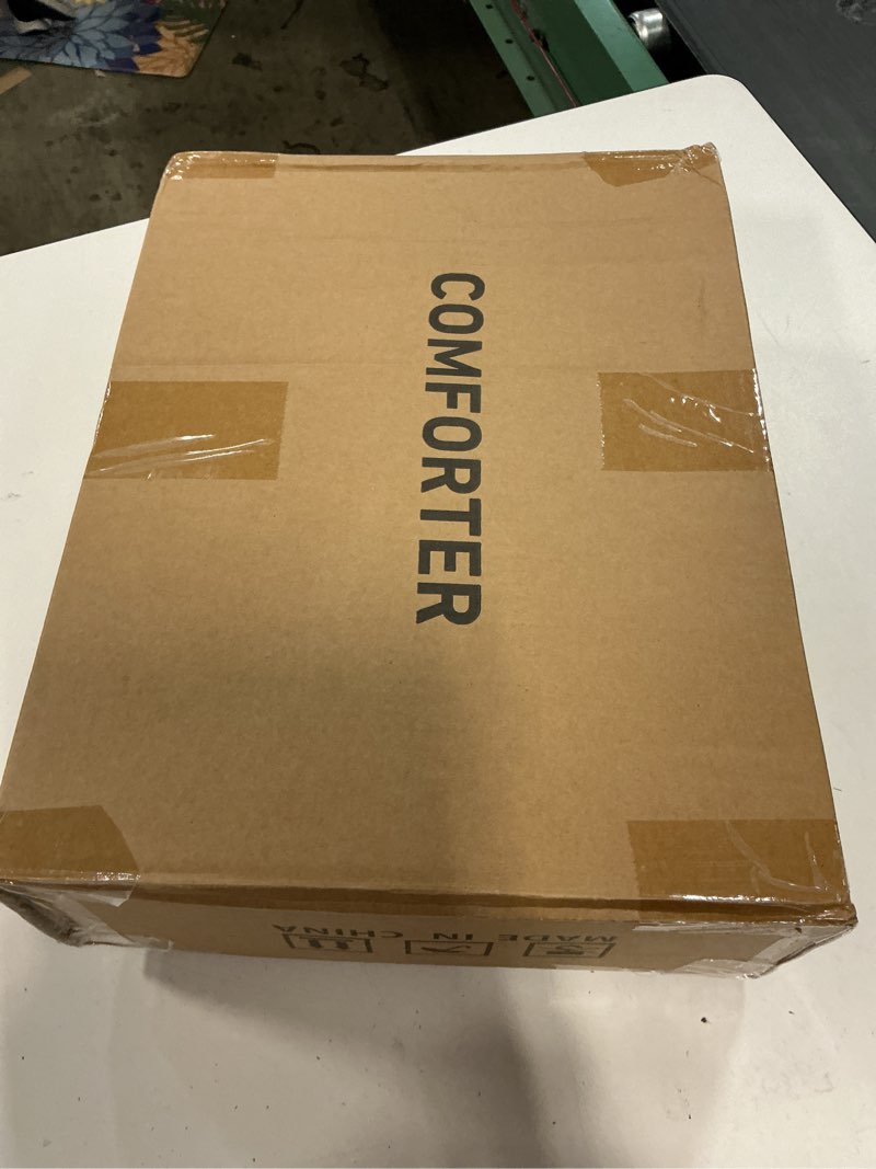 Condition photo showing New/Like New for Queen Comforter Set, Comforters Queen Size Suitable for All Seasons, 3pcs Soft Bedding Comforter Sets, 1 Comforter (88"x88") and 2 Pillow Shams (20"x26") Blue Queen (88"x88")