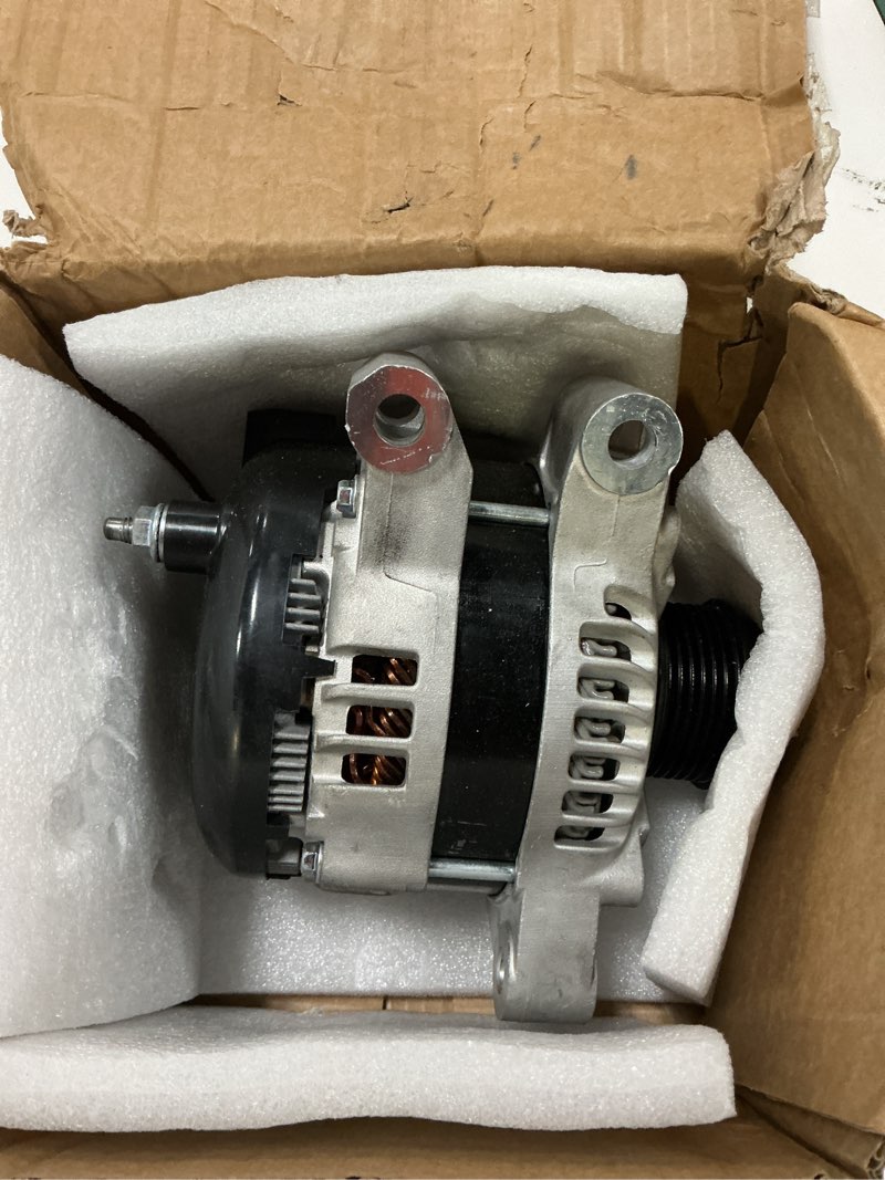 Condition photo showing As Is for 13552642 alternator 170a 12v, fit for chevrolet traverse for buick enclave 2018-2022 3.6l v6, replaces 13565647 13545139 a002tv0181zc, clockwise 6-groove pulley