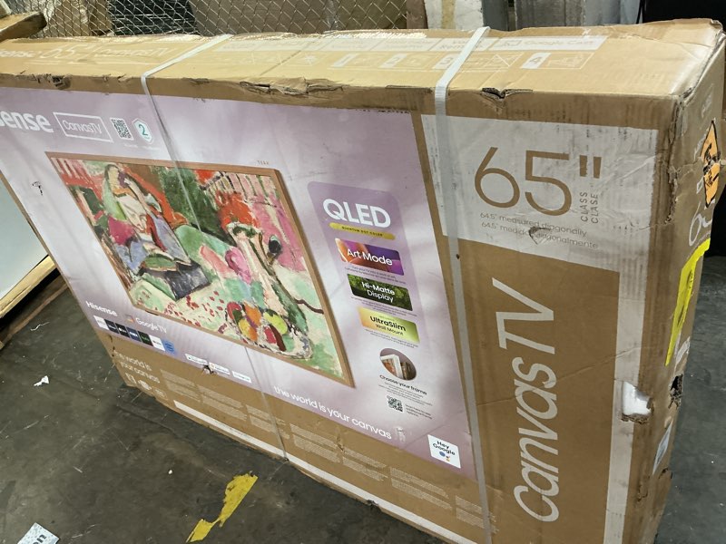 Condition photo showing Good Condition for hisense - 65" class s7 series canvastv 4k qled tv with hi-matte display and ultraslim wall mount (2024)
