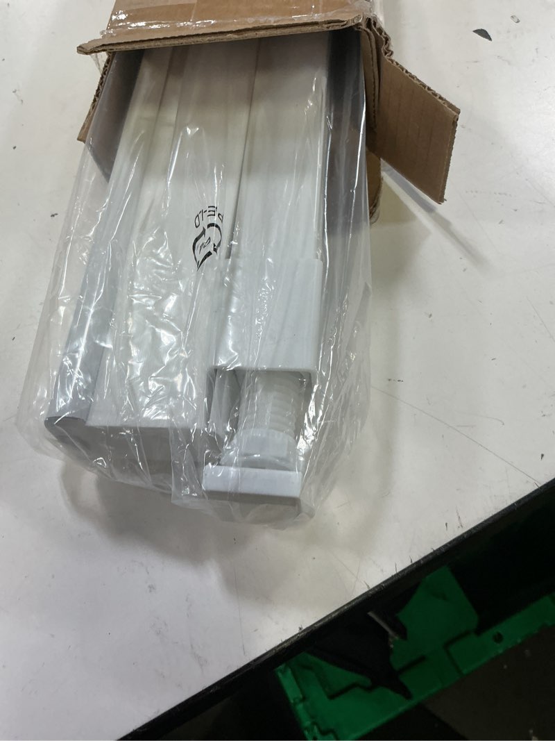 Condition photo showing Good Condition for lazblinds cordless cellular shades, no tools no drill light filtering honeycomb shades pleated blinds for windows, 25'' w x 64'' h, white light filtering-white 25'' w x 64'' h
