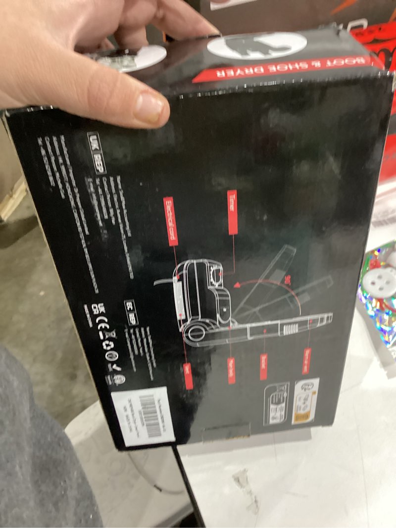 Condition photo showing New/Like New for Dr. Prepare Boot Dryer Shoe Dryer, Glove Dryer & Boot Warmer with Heat Blower, Portable Adjustable Rack and Timer, Folding Design & Quick Drying for Shoes, Gloves, Hats, Socks, Ski Boots, Smart Panel