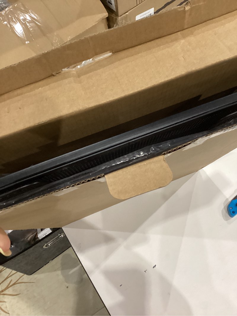 Condition photo showing Good Condition for 8-tier hanging wall file organizer with 5 hooks, mesh wall file holder vertical mount mail organizer for papers, folders, magazines, bills, office and school, black 8 tier