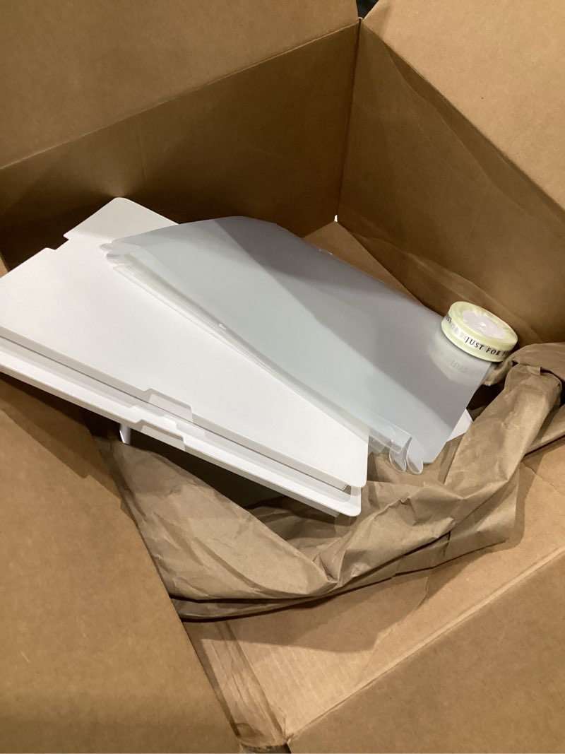 (INCOMPLETE PARTS)12x12x10inch 6Pcs Tall Cake Boxes Clear cake Box with Ribbon,Pre Folded Lid for 10\" and 11\" Inch Tal