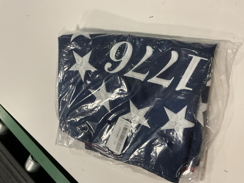 Condition photo showing Good Condition for flagsource betsy ross 250th anniversary flag made in usa - 1776 2026 commemorative 13 star american flag for indoor and outdoor use, embroidered field & sewn stripes, historic & fade resistant, 3x5 ft