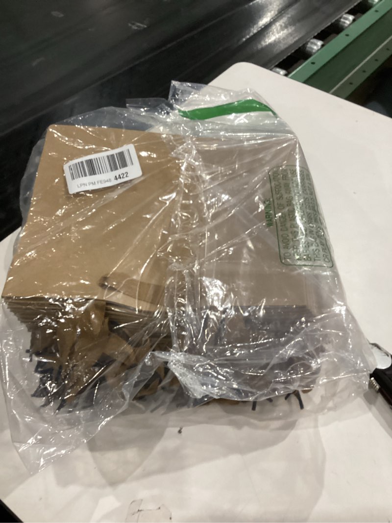 Condition photo showing New/Like New for BagDream Gift Paper Bags 10.6x3.1x8.3 Gift Bags 50Pcs Heavy Duty Kraft Brown Paper Bags with Handles Soft Cloth, Party Favor Bags Shopping Bags Retail Merchandise Bags Wedding Party Gift Bags 1 count (Pack of 50)