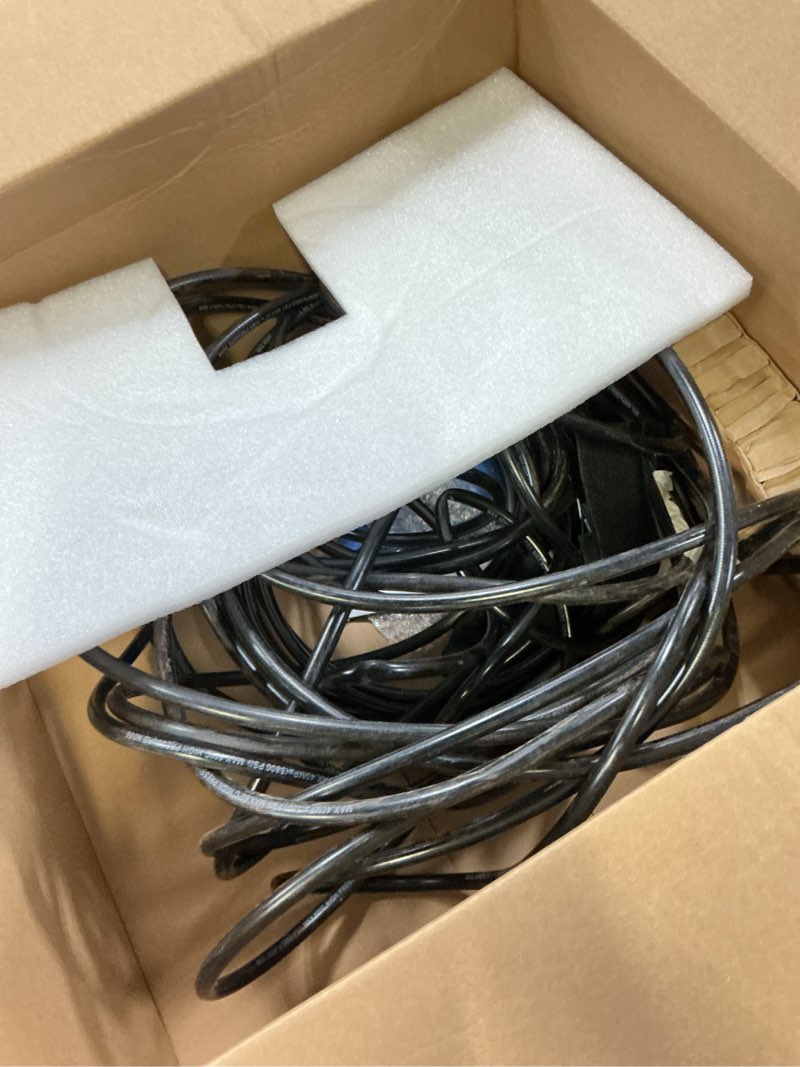 Condition photo showing As Is for pressure washer drain jetter – sewer jetter kit for pressure washer 100ft 1/4 inch npt hose nozzles and adapter 5800psi clears clogs in pipes & sewer lines 100ft x1/4in