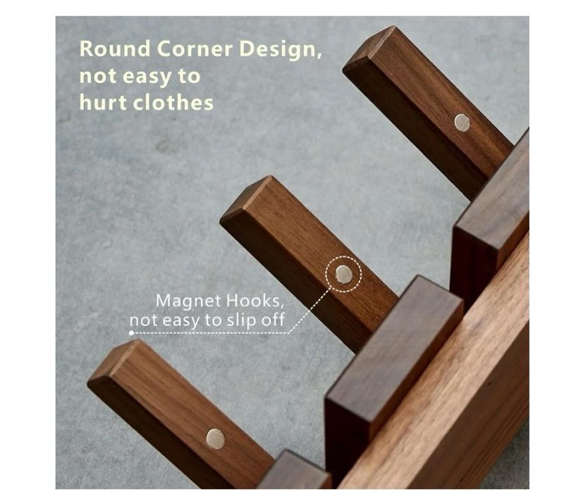 wooden coat hooks wall mounted
