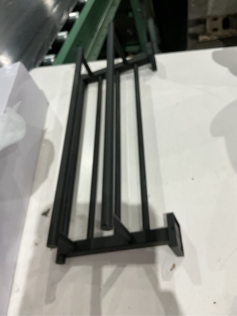 Condition photo showing Good Condition for towel rack with shelf 20 inch double towel racks for bathroom matte black bath towel holder sus304 stainless steel towel rack wall mounted modern towel hanger 20 inch/ 50cm matte black
