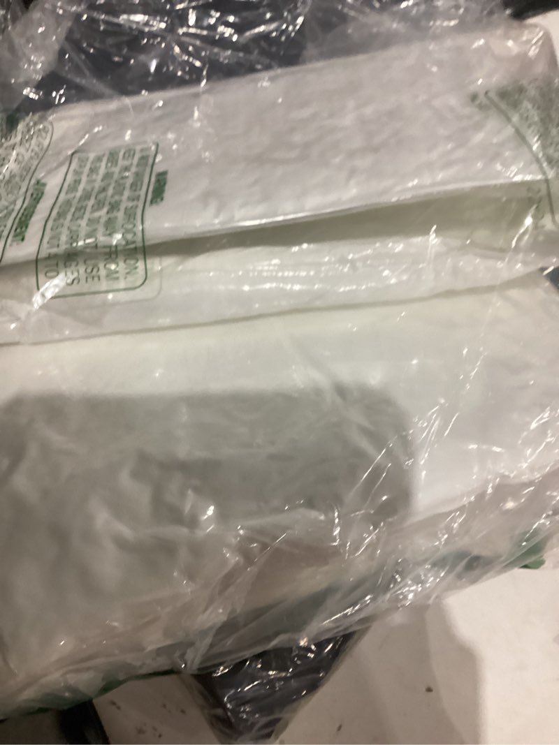 Condition photo showing As Is for Oubonun 22x22 Outdoor Pillow Inserts (Pack of 2) - Square Waterproof Throw Pillow - Decorative Throw Pillows Insert for Couch Sofa Bed Patio Furniture - White Pillows 22 x 22 (Pack of 2)