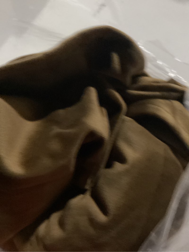 Condition photo showing New/Like New for RYB HOME Velvet Closet Curtains 84 inches, Room Darkening Thermal Insulated Privacy Back Tab Drapes for Doorway Enterway, Dormitory, Gold Brown, W 42 x L 84 inches, 2 Panels Set 42"W x 84"L (Pack of 2) Gold Brown