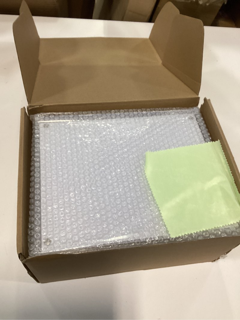 Condition photo showing New/Like New for ilyxy 5 pack acrylic frame 8x10, 20% thicker, 24mm thick frameless clear picture frame, double sided magnetic photo frame, free standing desktop display stand acrylic picture frames 8x10"(5 pack)
