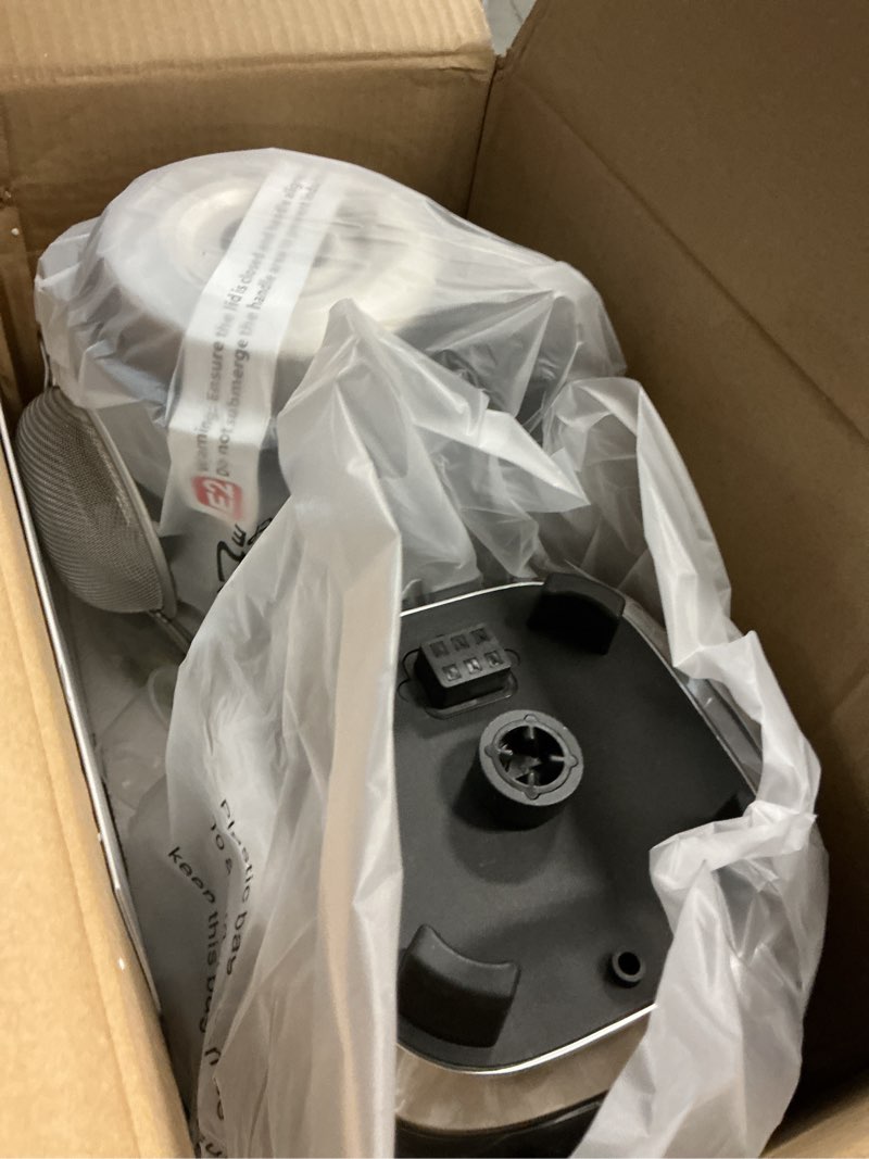 Condition photo showing Good Condition for glass blenders for kitchen – stainless steel professional blender for smoothies 1500w motor, food processor combo 9 adjustable speeds, 14 preset programs, bpa-free glass jar blender, nut milk, soups