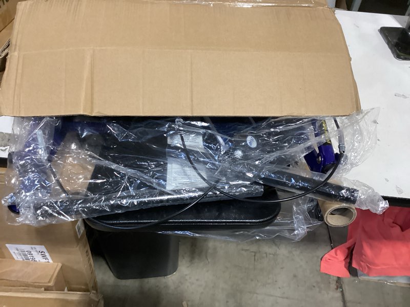 Condition photo showing New/Like New for drive medical rollator walker with seat - stable mobility support - height adjustable - durable steel frame construction - smooth 7.5" wheels - foldable - 350 lb limit - blue