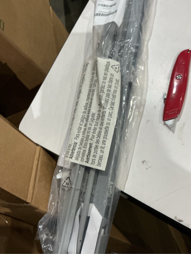 Condition photo showing As Is for lazblinds no tools-no drill 1\" aluminum mini blinds, cordless blinds for windows, light filtering horizontal blinds and shades for window 
