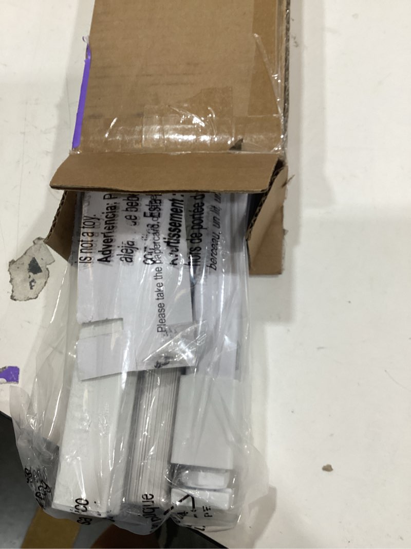 Condition photo showing New/Like New for lazblinds no drill blinds for indoor windows, cordless 1" vinyl mini blinds, privacy s-curve blinds for windows, room darkening horizontal window blinds and shades for home, 23" w x 48" h, white white 23" w x 48" h